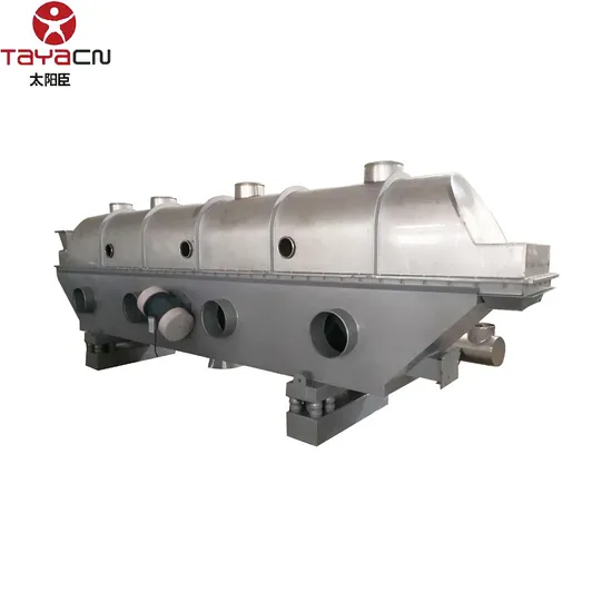 Séchoir à lit fluidisé vibrant/vibration/fluidisé/vibrant horizontal pour céréales, graines, sel, sucre, résine, café, acides aminés, produits chimiques, granulés, perles